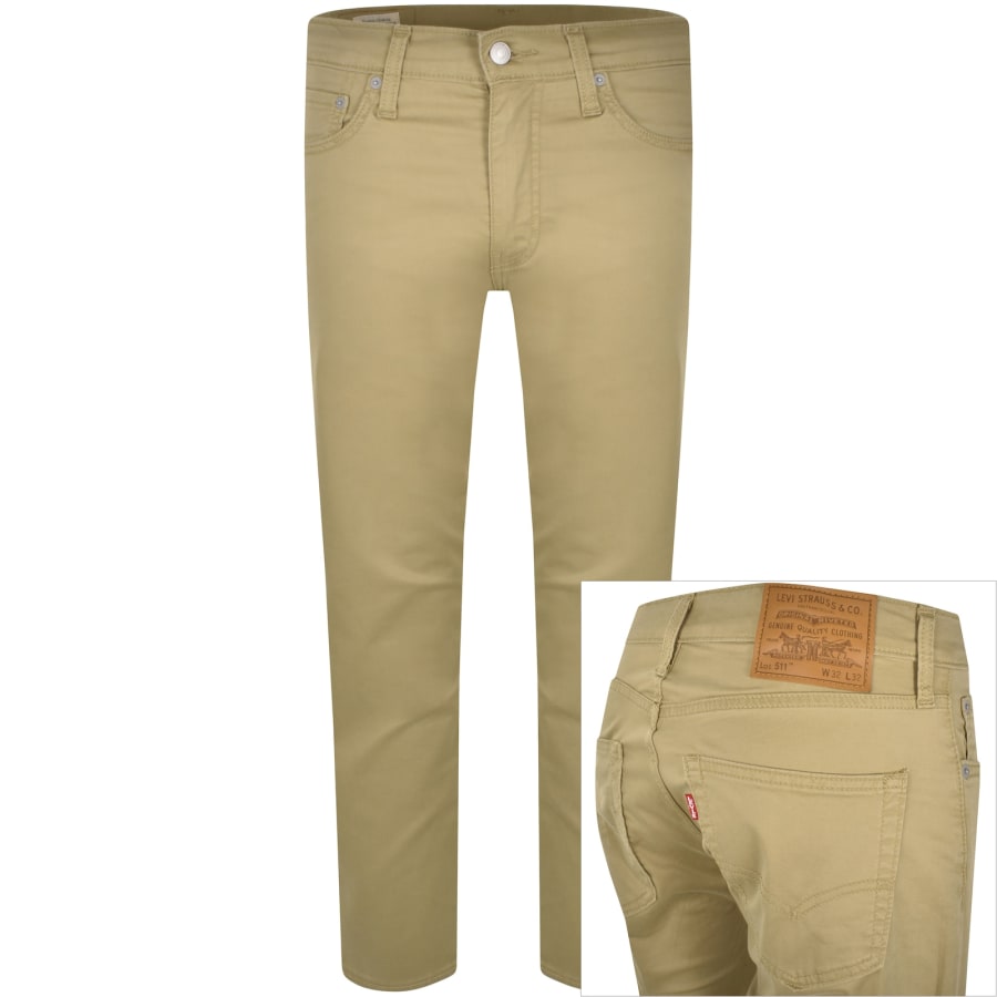 Levis 511 Slim Fit Chinos Beige Mainline Menswear